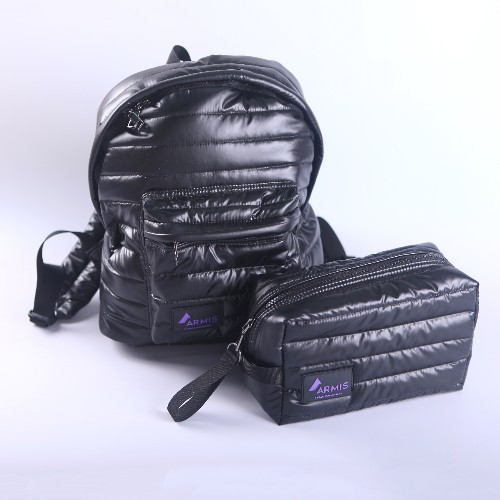 FL-Accessories-10_Quilted Backpack Set OEM_Shanghai Fully Lucky Knitting