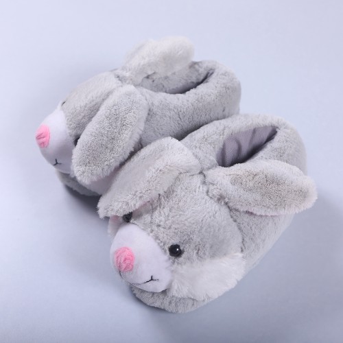 FL-Accessories-33_Kids Bunny Plush Slippers_Shanghai Fully Lucky Knitting