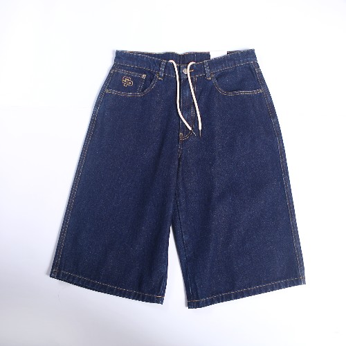 FL-Men-41_Logo Embroidery Straight Casual Shorts_Shanghai Fully Lucky Knitting