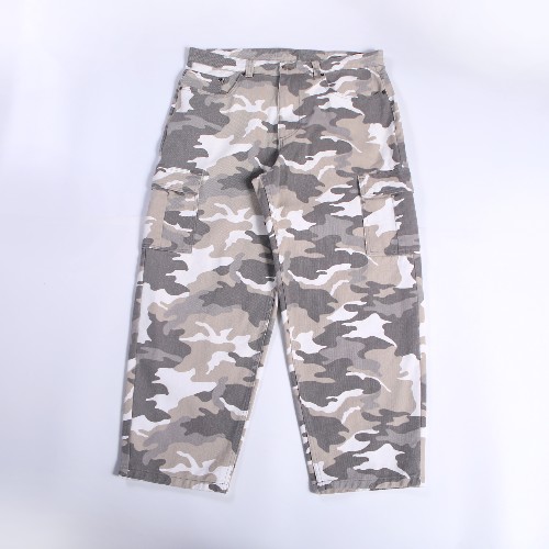 FL-Men-45_Men Grey White Camo Cargo Baggy Pants_Shanghai Fully Lucky Knitting