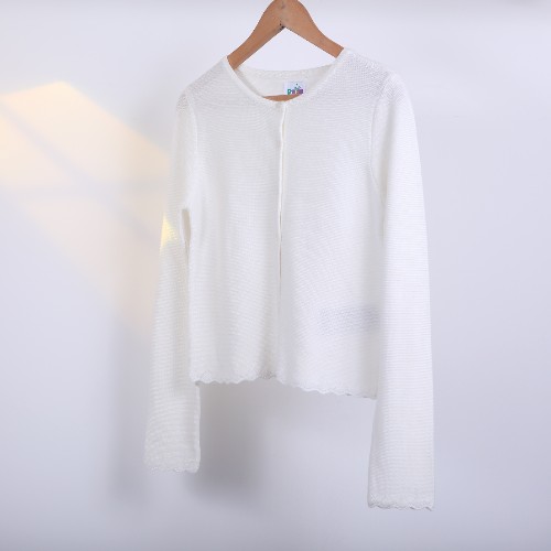 FL-ST-208_Kids girls basic solid crew neck knit sweater, OEM girls knitwear manufacturer_Shanghai Fully Lucky Knitting